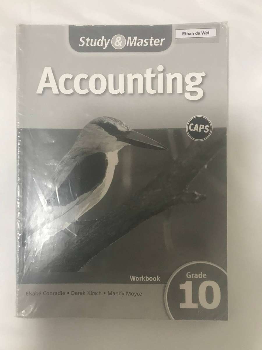 Grade 10 Accounting workbook Study & Master