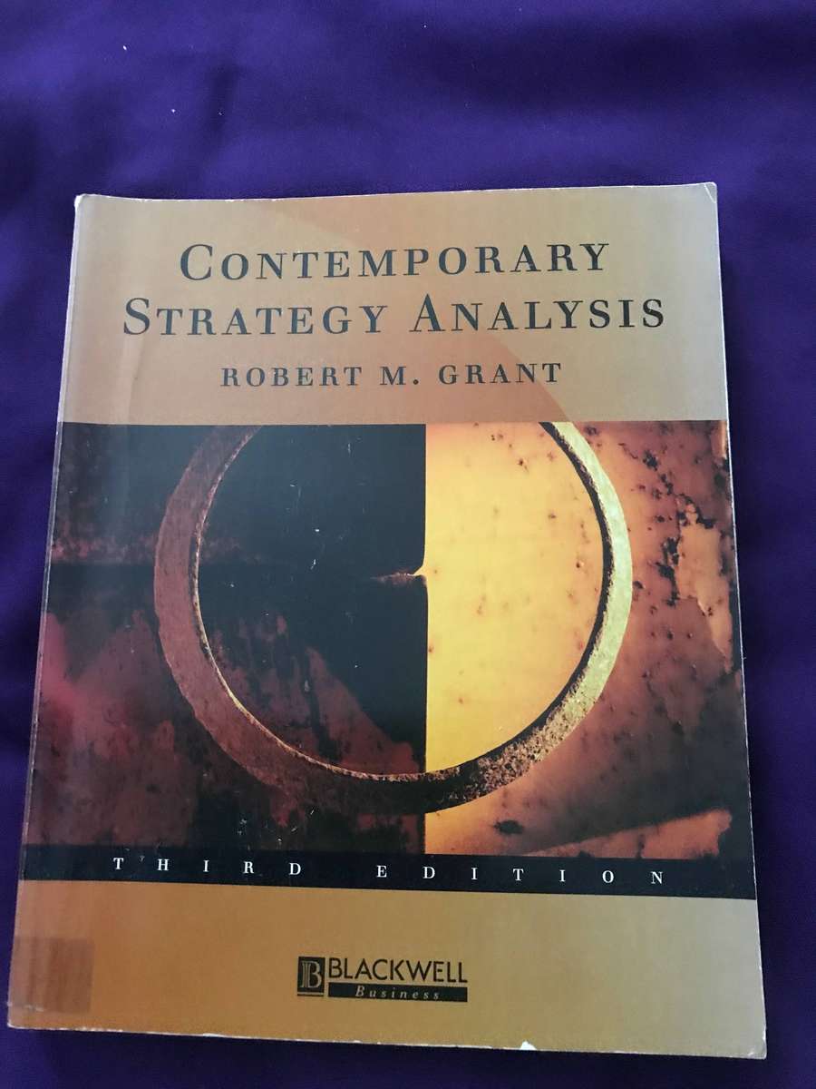Contemporary Strategy Analysis : Concepts, Techniques, Applications 3rd edition by Robert M. Grant