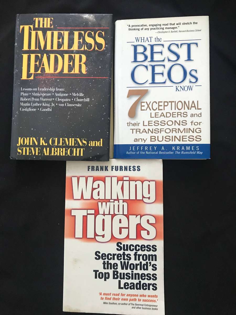 Leadership books x 3