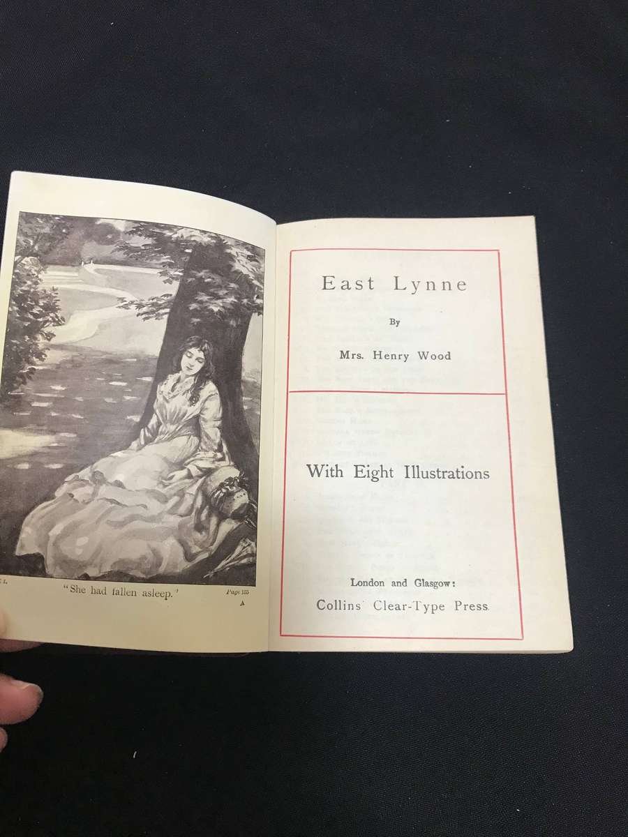East Lynne LEATHER edition) Mrs Henry Wood  1907 and 3 novels
