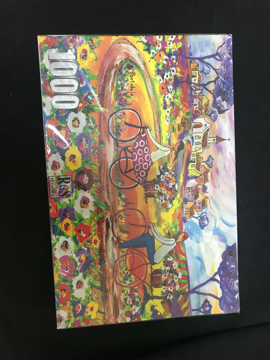 1000 Puzzle Portchie (SA, Born 1963) Memorable Day Cycling 680X 480mm 2 pieces missing