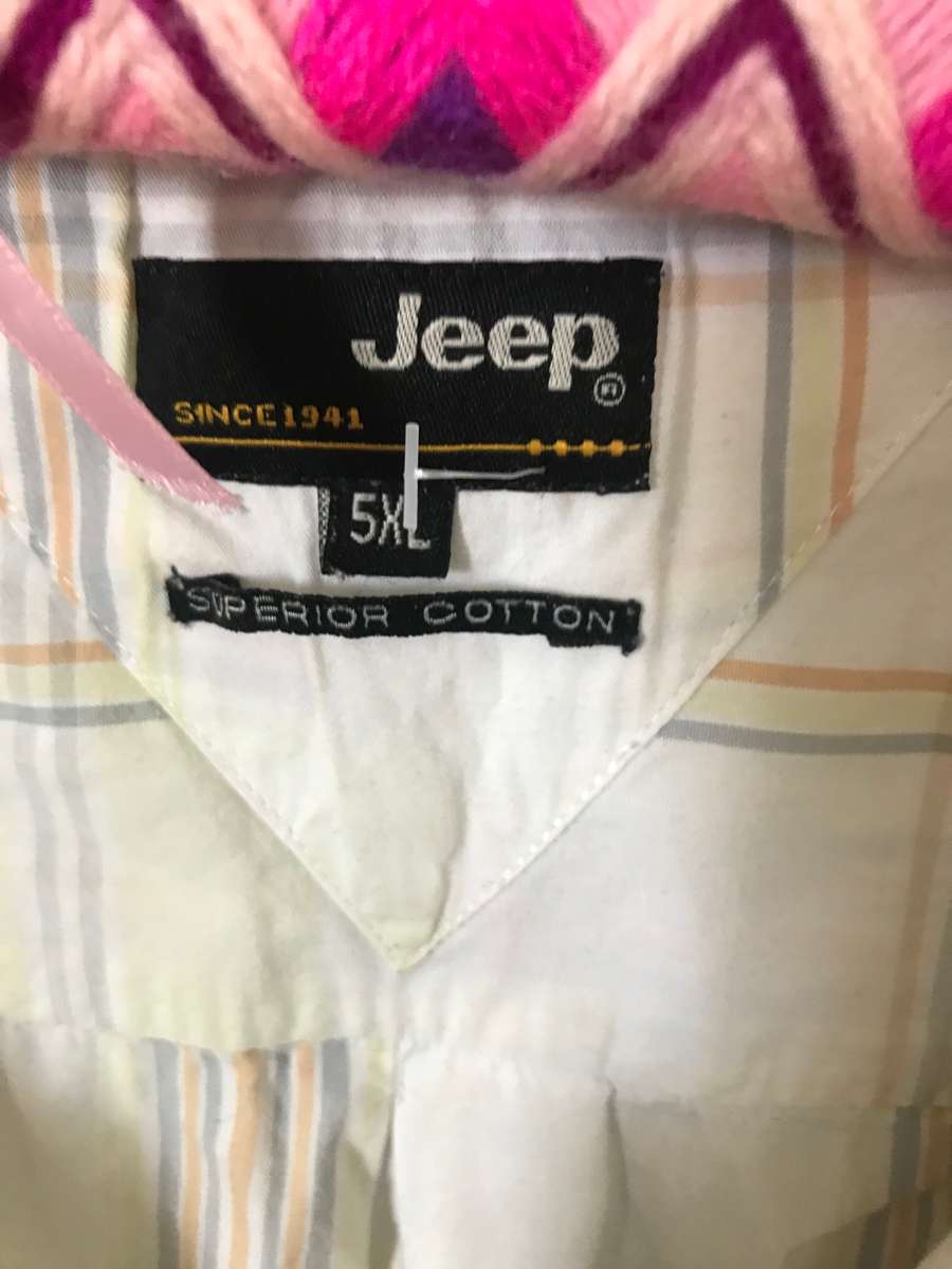 Jeep 5XL superior cotton shirt
