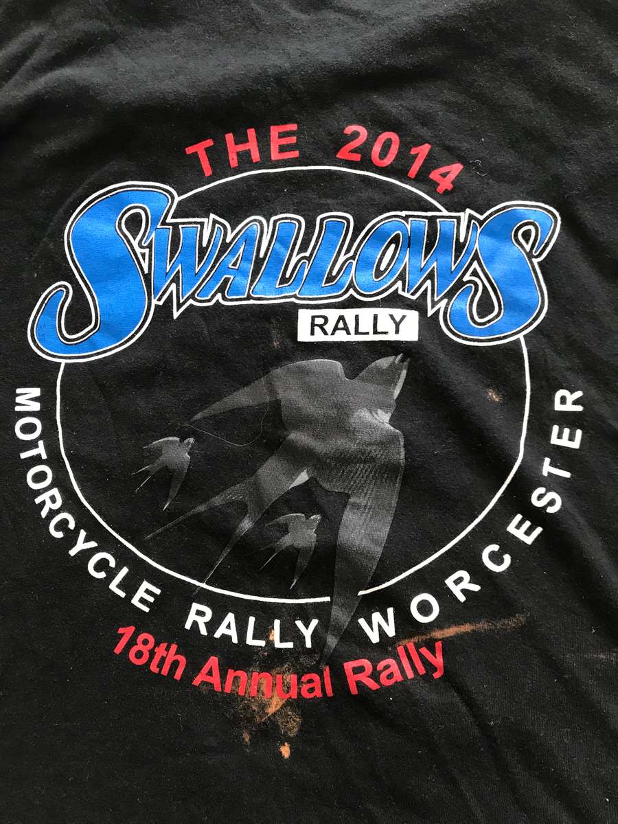 Motorcycle Rally Worcester 2014 t-shirt Medium
