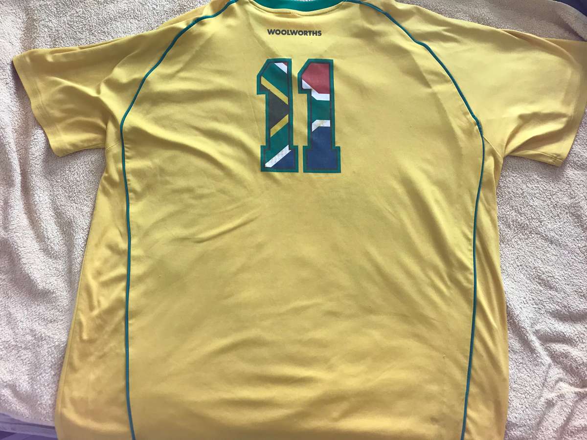 South-Africa tee-shirt size 2XL Woolworth nr 11 at back