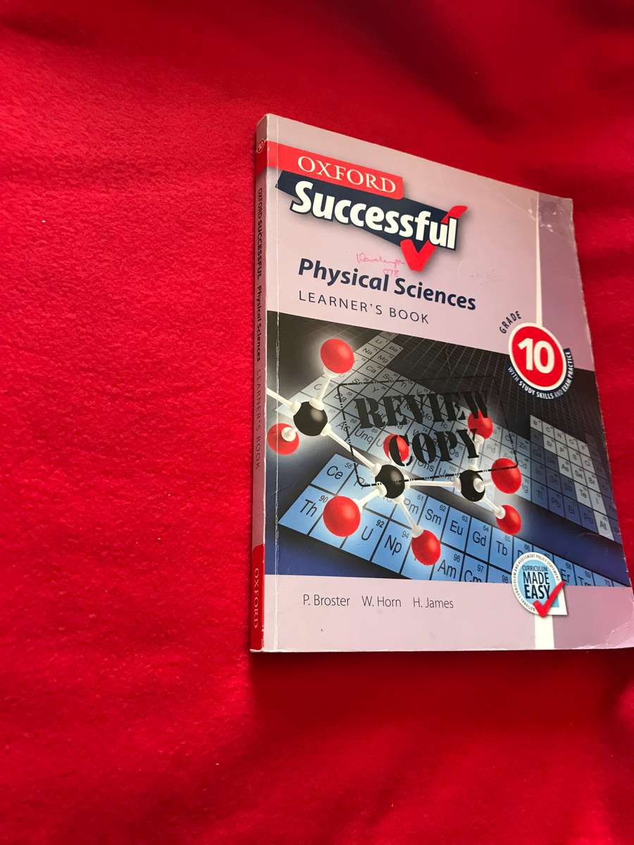 Grade 10: Oxford successful physical sciences CAPS : Gr 10:Learner's book