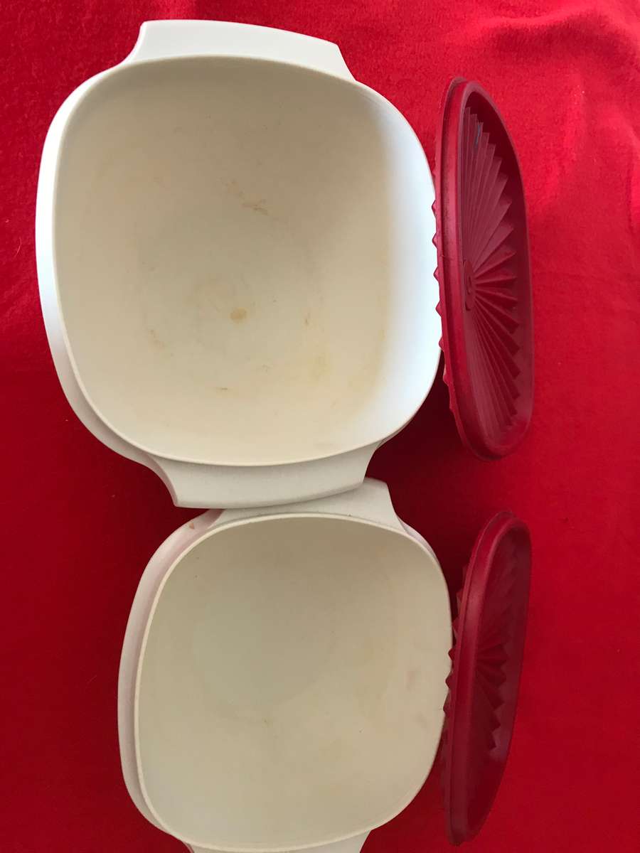 Tupperware Servalier Bowl Set of 2