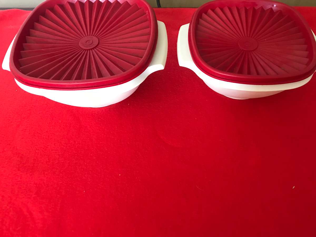 Tupperware Servalier Bowl Set of 2