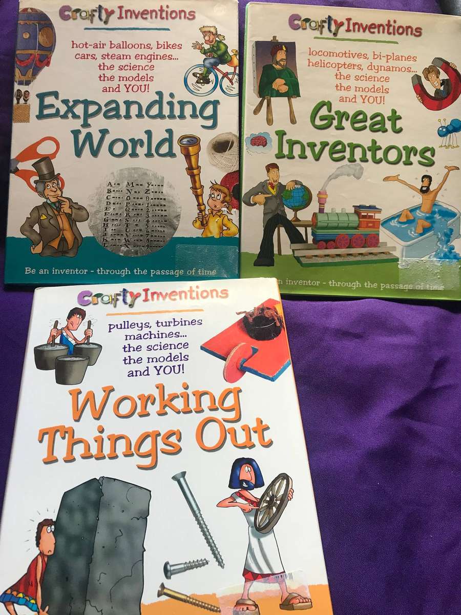 Crafty Inventions x 3 Hardcover Books