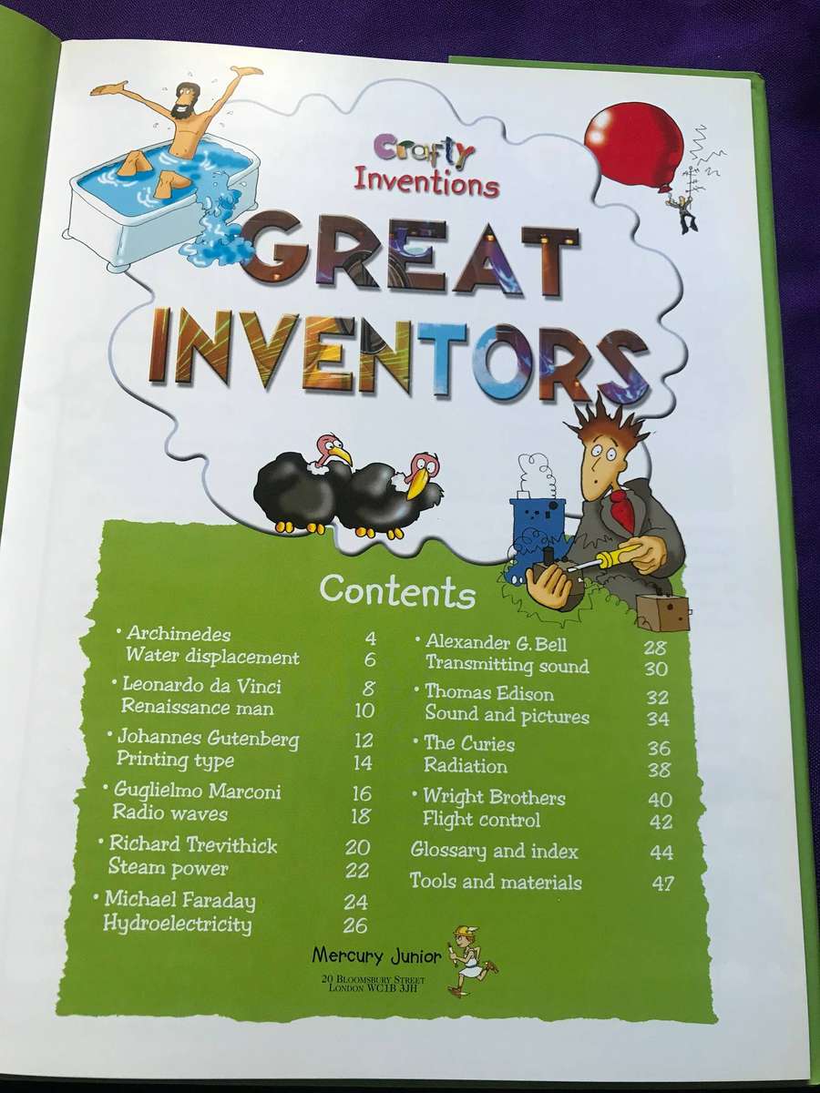Crafty Inventions x 3 Hardcover Books
