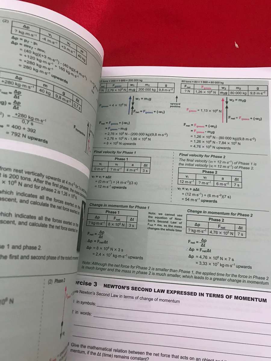 Grade 12: Theory and Workbook Physical Sciences Book 1