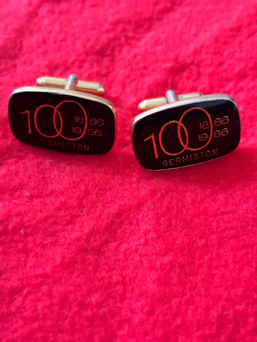 2 pairs of Cufflinks one is gold plated