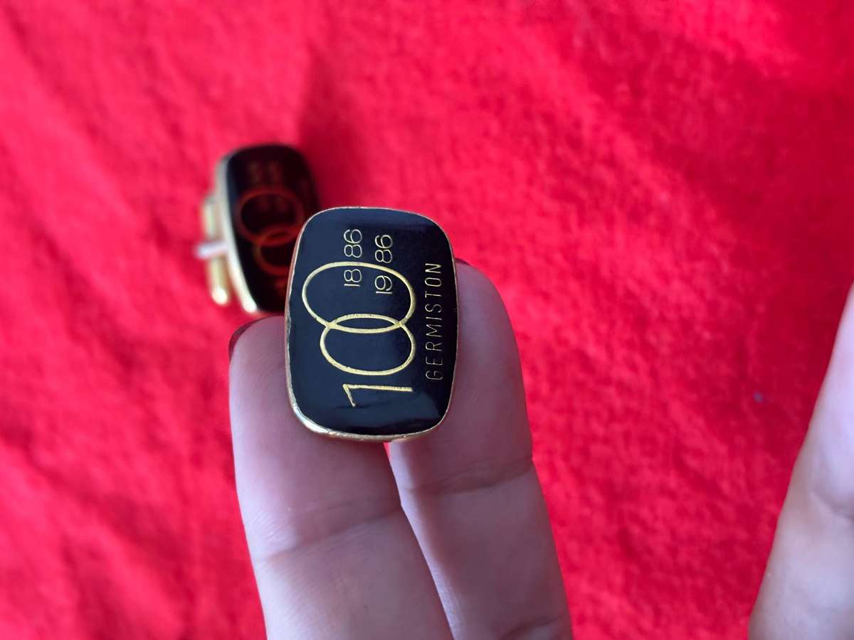 2 pairs of Cufflinks one is gold plated