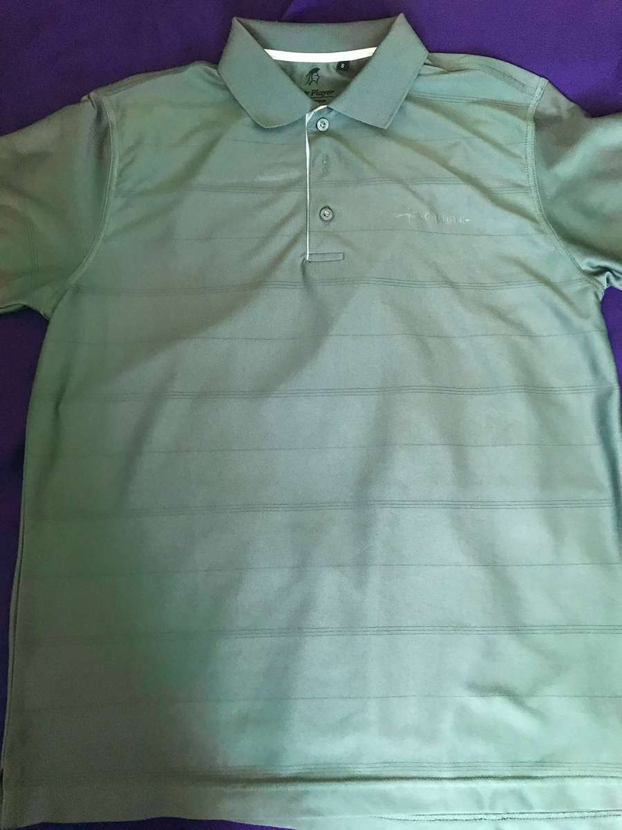 2 x Gary Player Golf t-shirts Grey Small