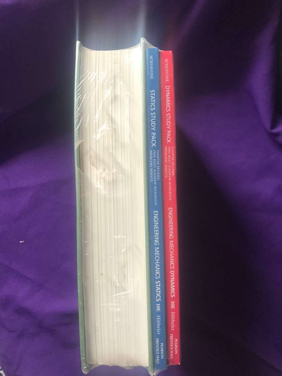 Engineering Mechanics Statics & Dynamics 10th edition R.C. Hibbeler and  Study packs SEALED NEW