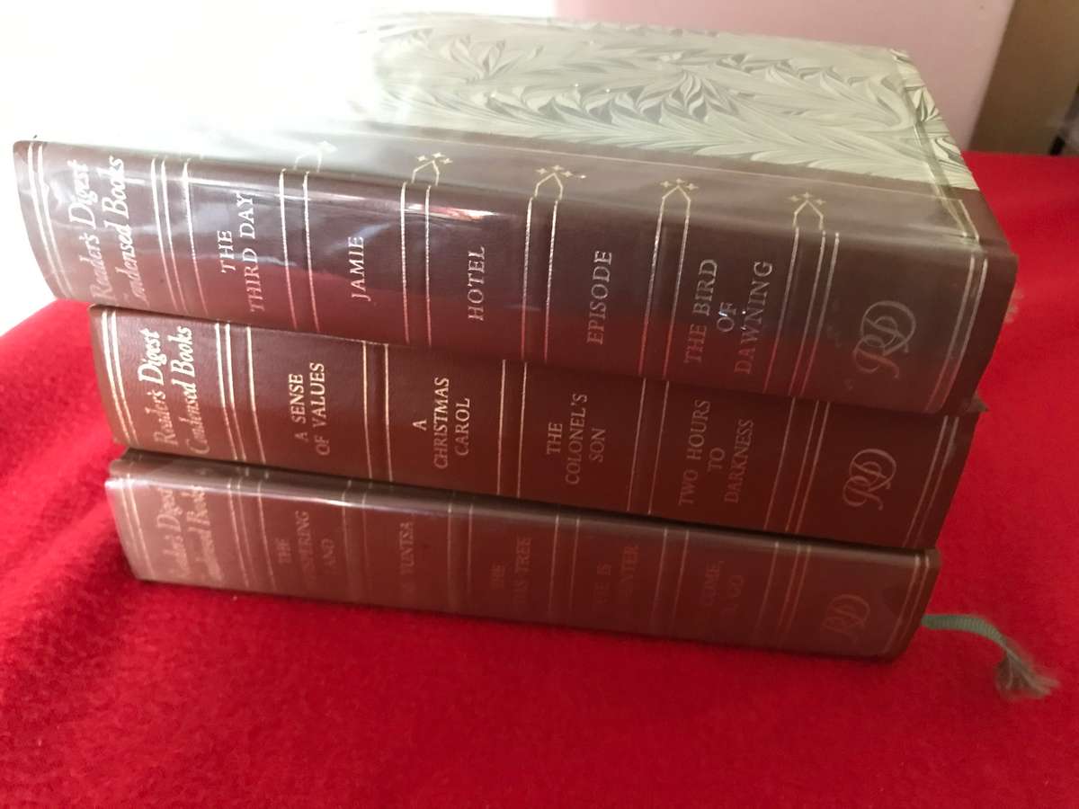 1st edition books lot 3 Readers digest De Luxe edition