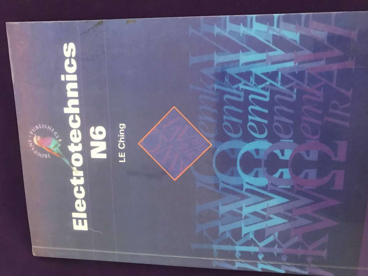 N3 Electrotechnology and N6 Electrotechnics books