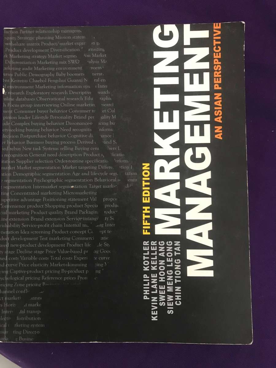 Marketing Management an Asian Perspective 5th edition