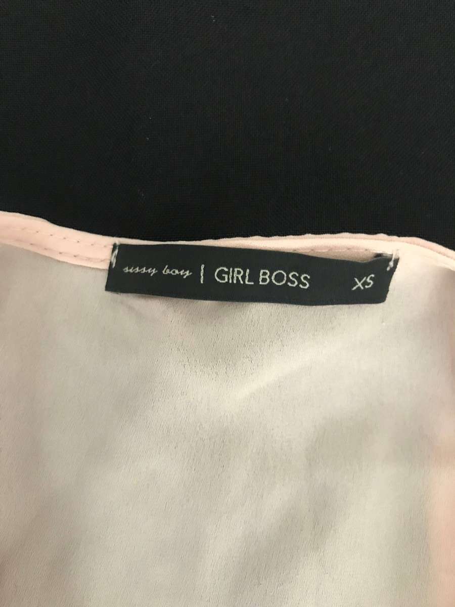 Sissy boy Girl Boss size XS peach blouse