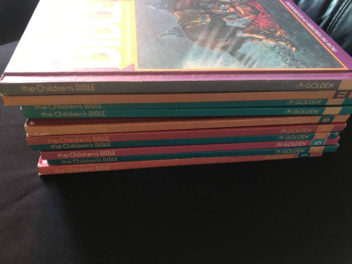 Vintage The Children's Bible Books 10 Volume Set Hardcover