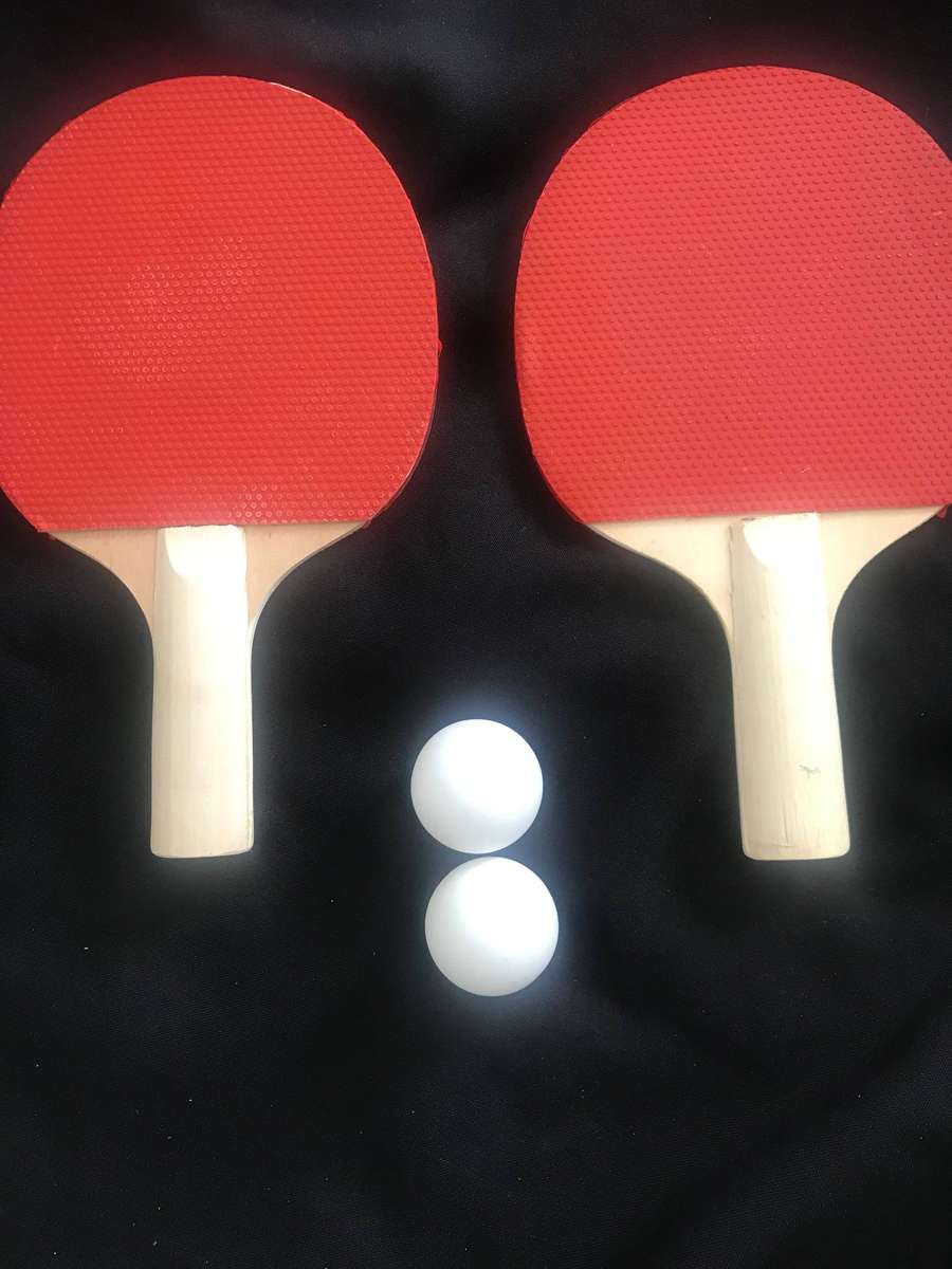Table tennis  bats and 2 balls