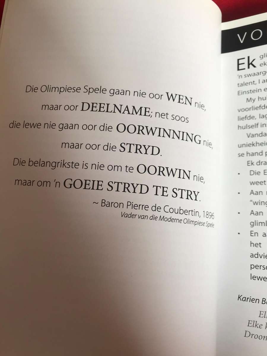 'n Boodskap Van Hoop Karien Basson