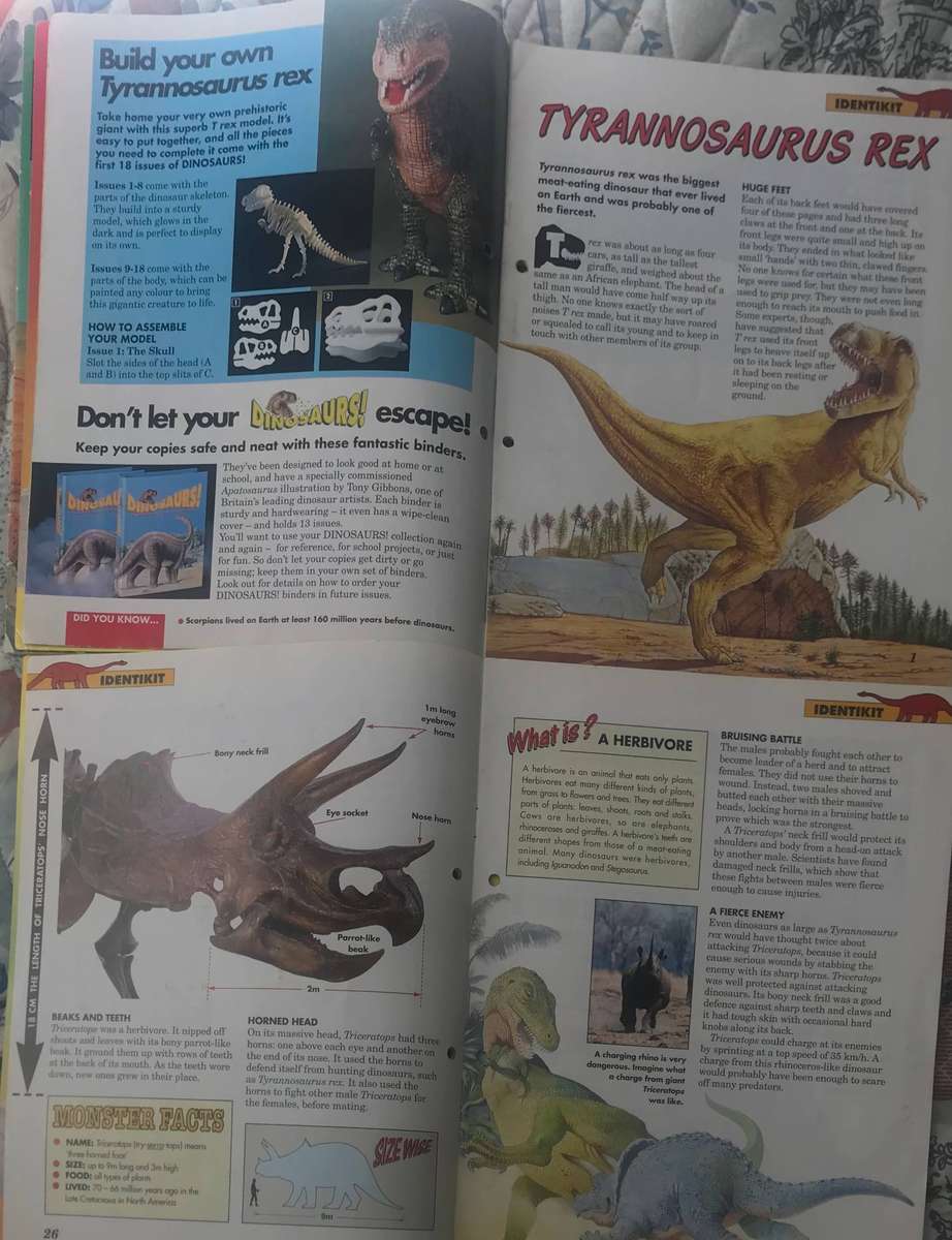 Dinosaurs Magazines issue 1,2,3,9