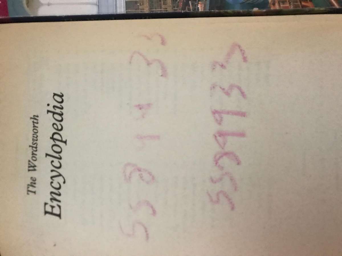 The Wordsworth Encyclopedia (5 volume) 1995