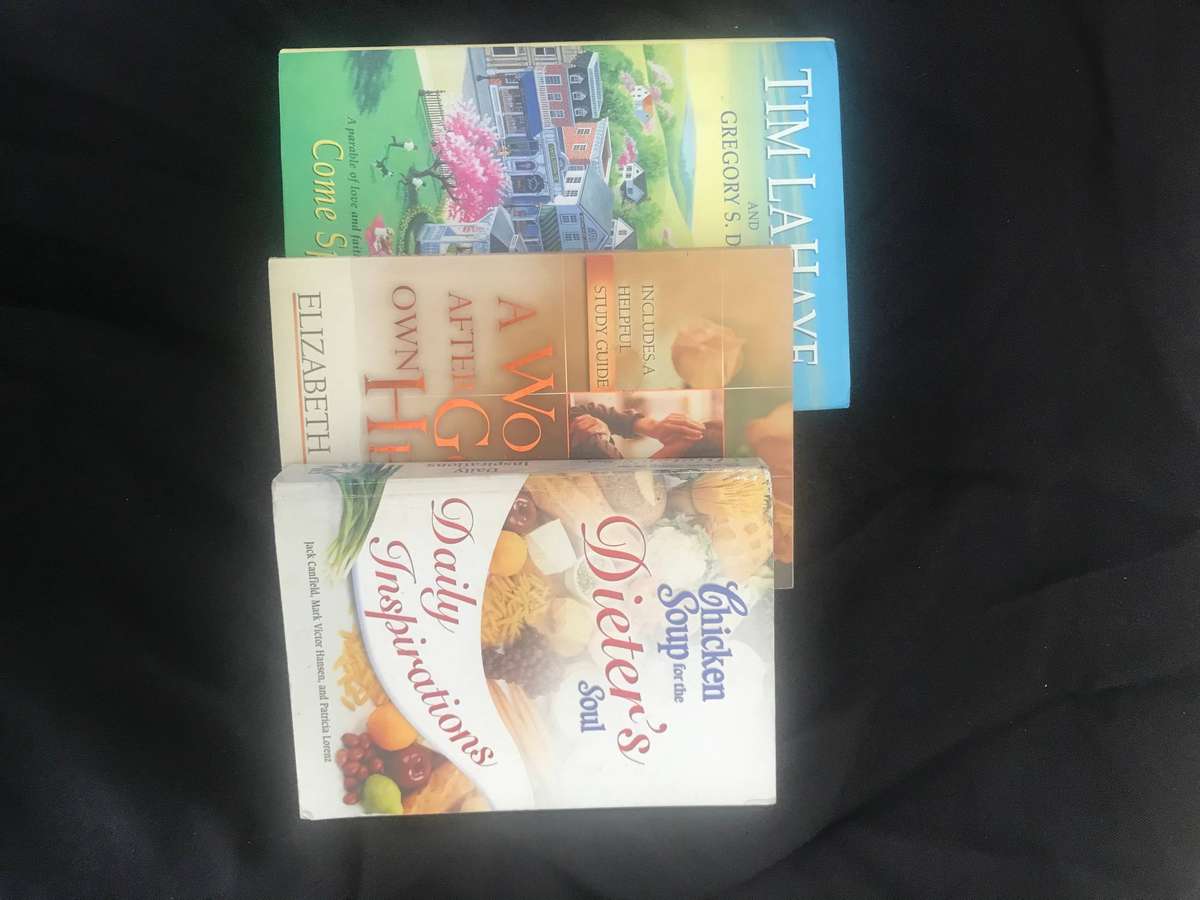 Christian books x 3