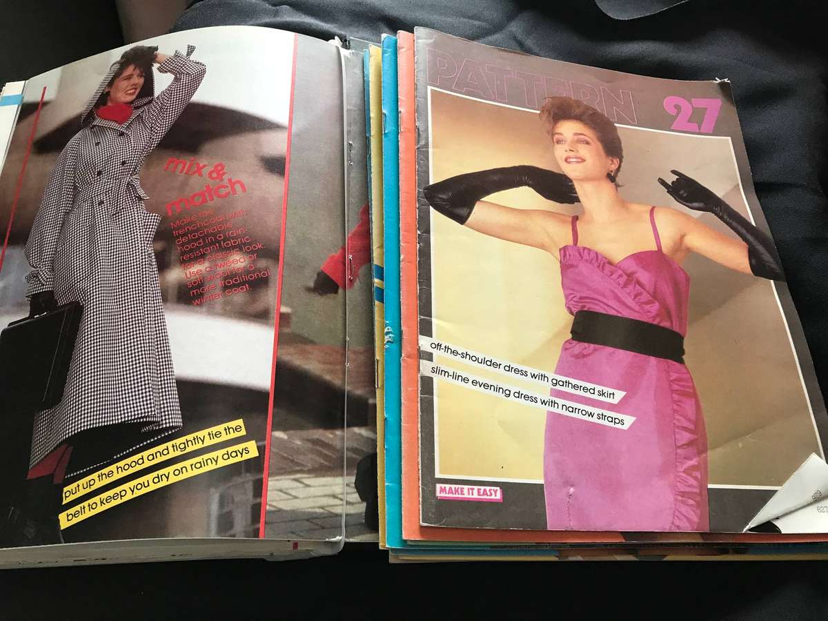 Pattern magazines 1-39 in folder