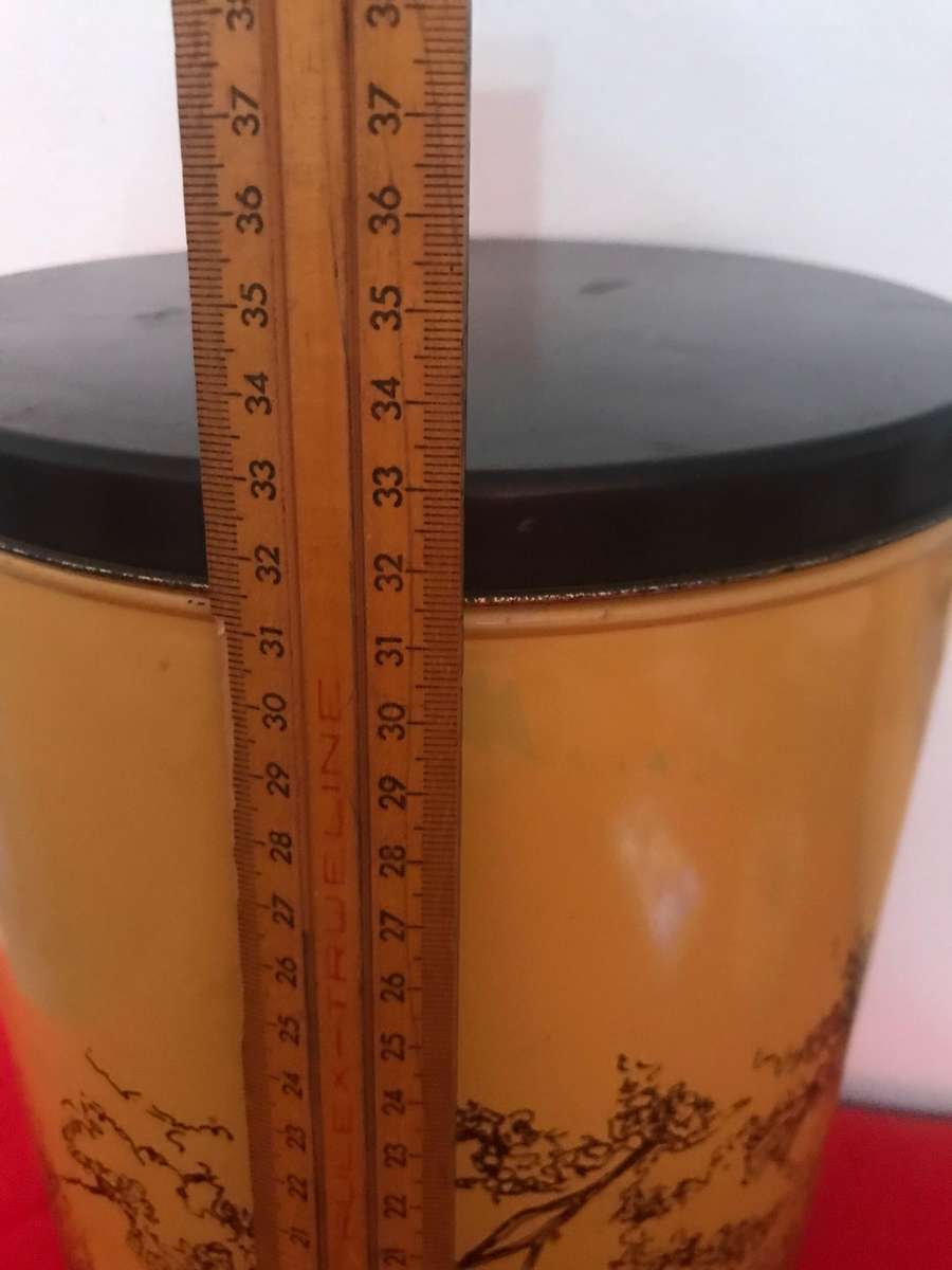Huge Vintage Storage Tin 33 cm long