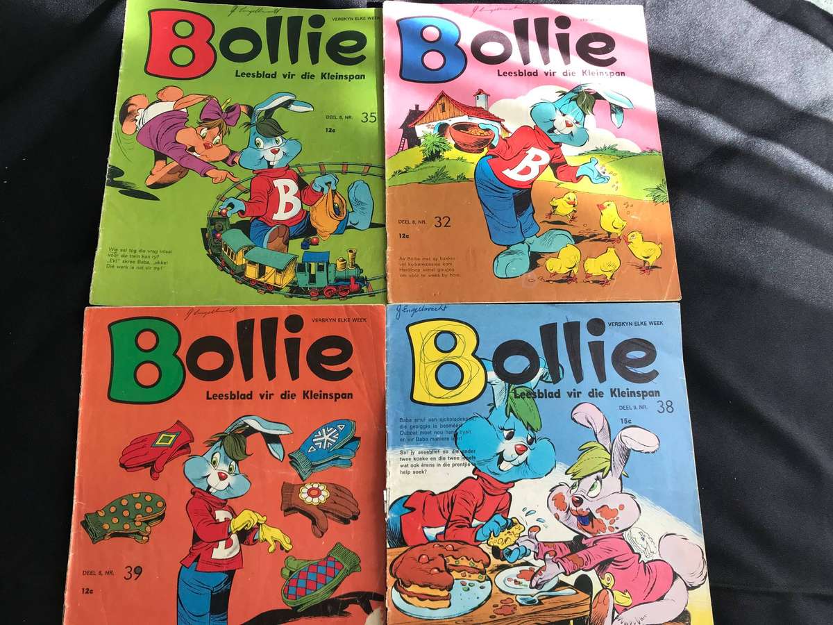 4 x Bollie deel 8 nr 32,35,39 en deel 9 nr 38