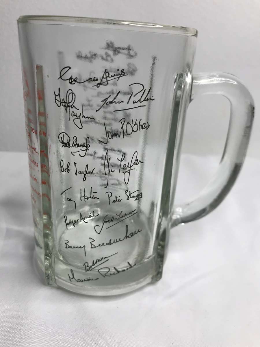 Rugby BRitish and Irish LIons Tour 1968 Team signed Mug Rare