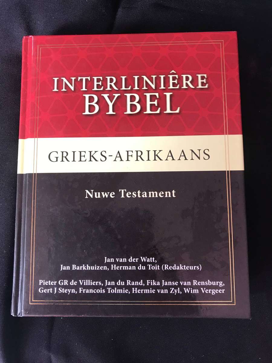 Interliniere Bybel Grieks-Afrikaans Nuwe Testament