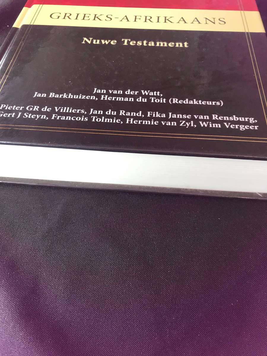 Interliniere Bybel Grieks-Afrikaans Nuwe Testament