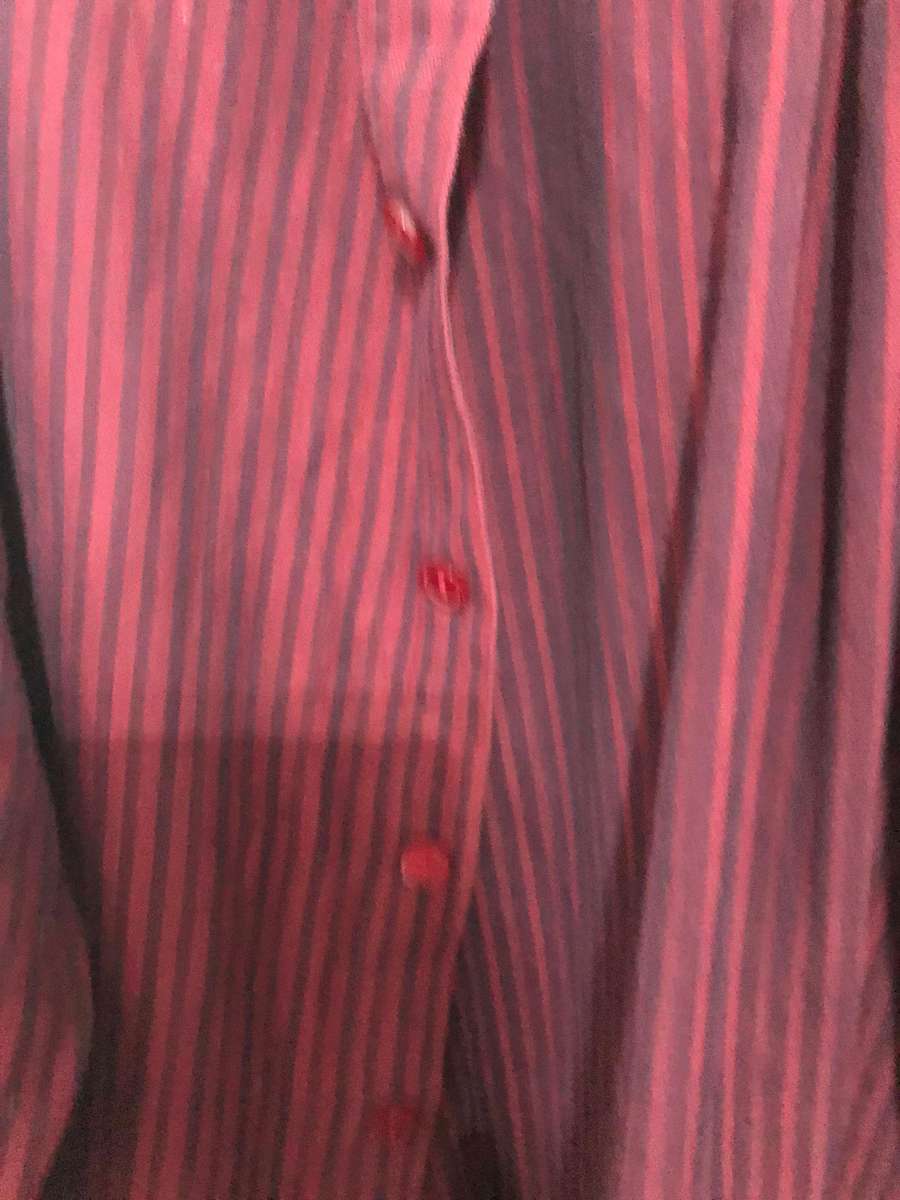 J-Crew XL Pure Cotton shirt long sleeve red stripe