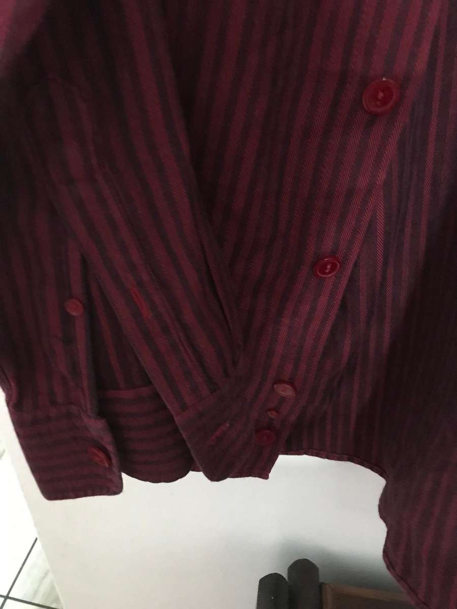 J-Crew XL Pure Cotton shirt long sleeve red stripe