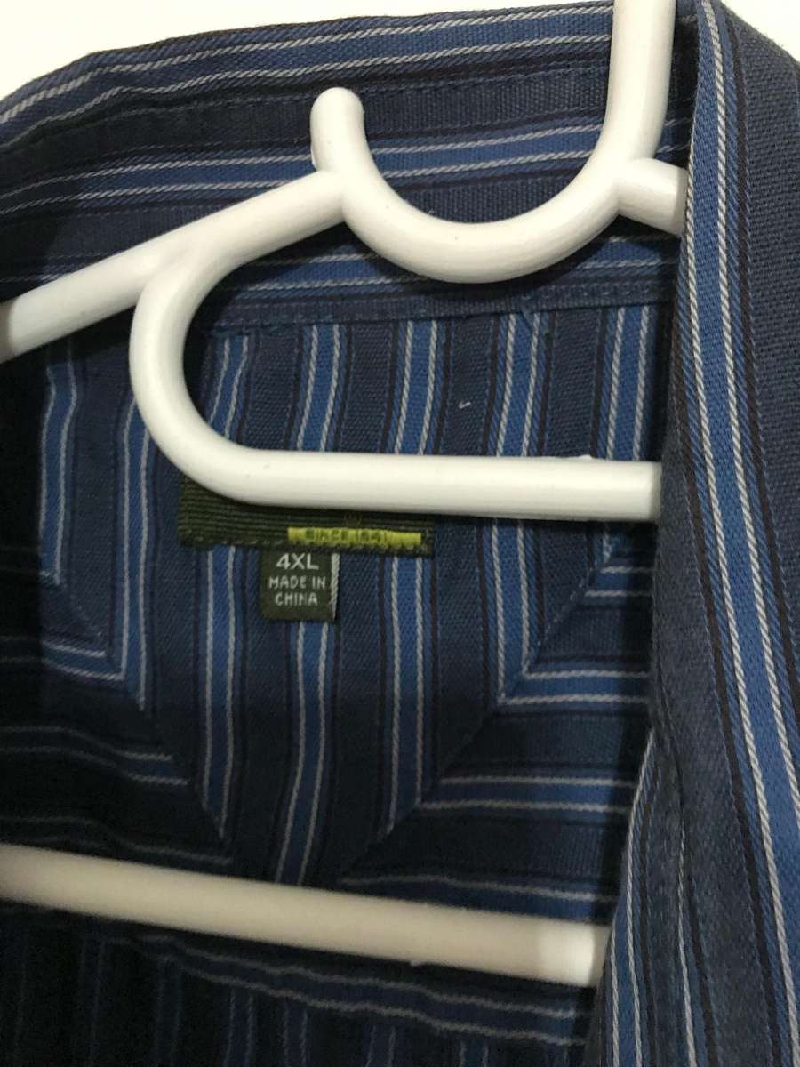 Jeep 4 XL blue stripe shirt