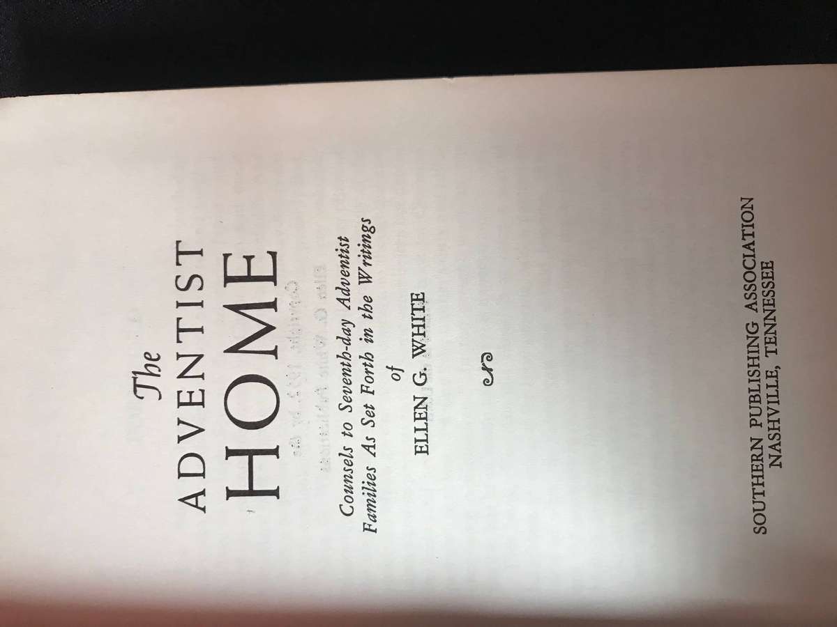 The Adventist Home Ellen G White Hardcover Book