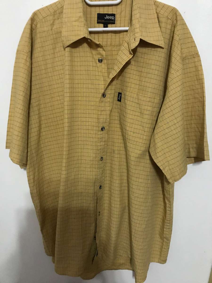Jeep XL yellow short sleeve shirt