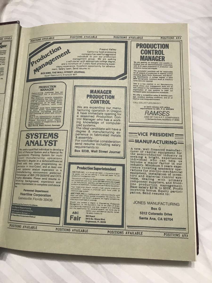 Production/Operations Management 9th edition 1985 Thomas E. Hendricks and Franklin Moore