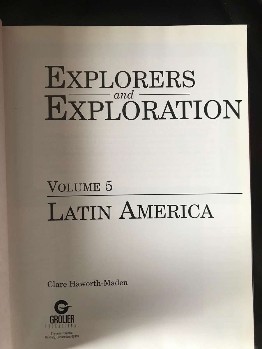 Explorers and Exploration x 5 hardcover books