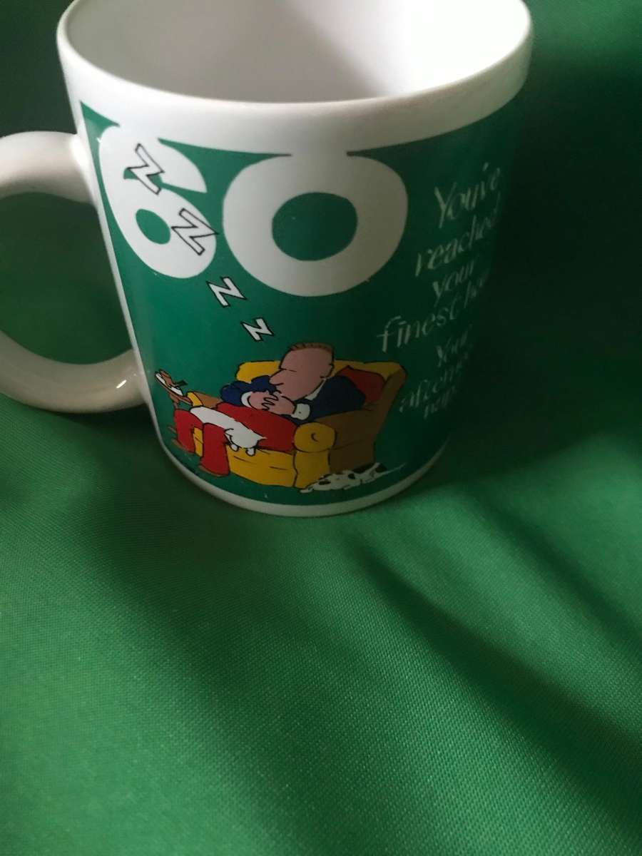 Happy 60th birthday  mug and glass