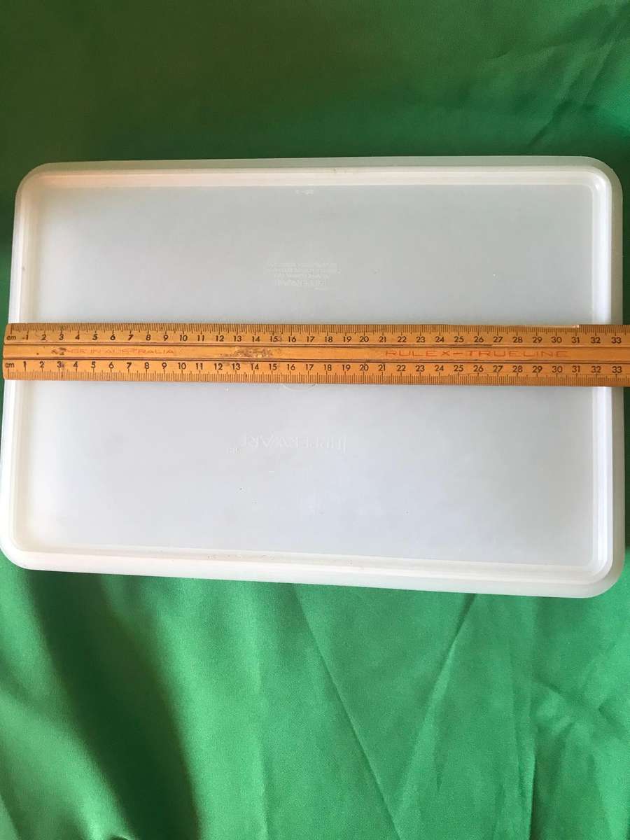 Tupperware slimline pitcher blue and Rectangle container