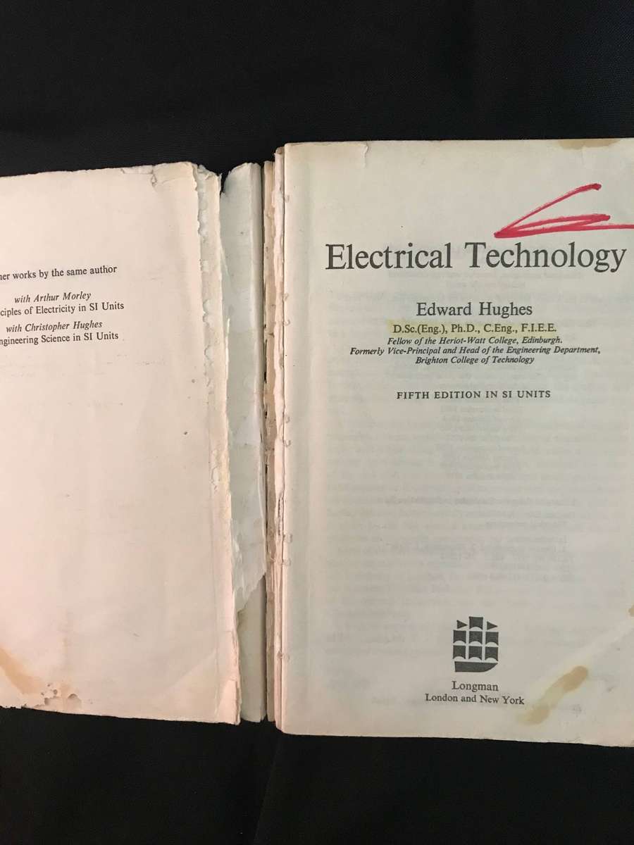 Electrical Technology 5th edition by Edward Hughes
