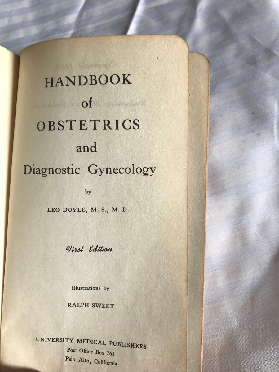 Handbook of Obstetrics and Diagnostic Gynecology 1st Edition 1950