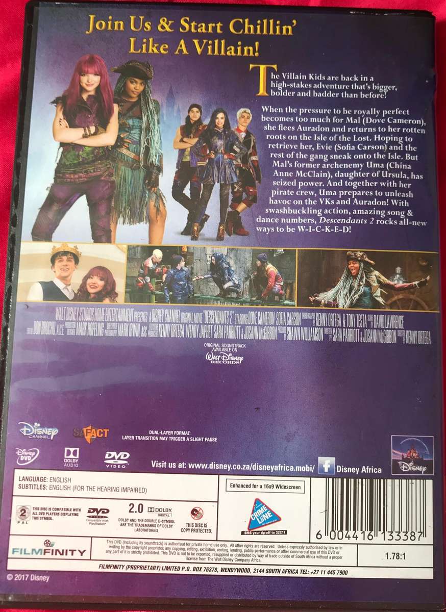 Disneys DVD Combo Descendants 2 & 3