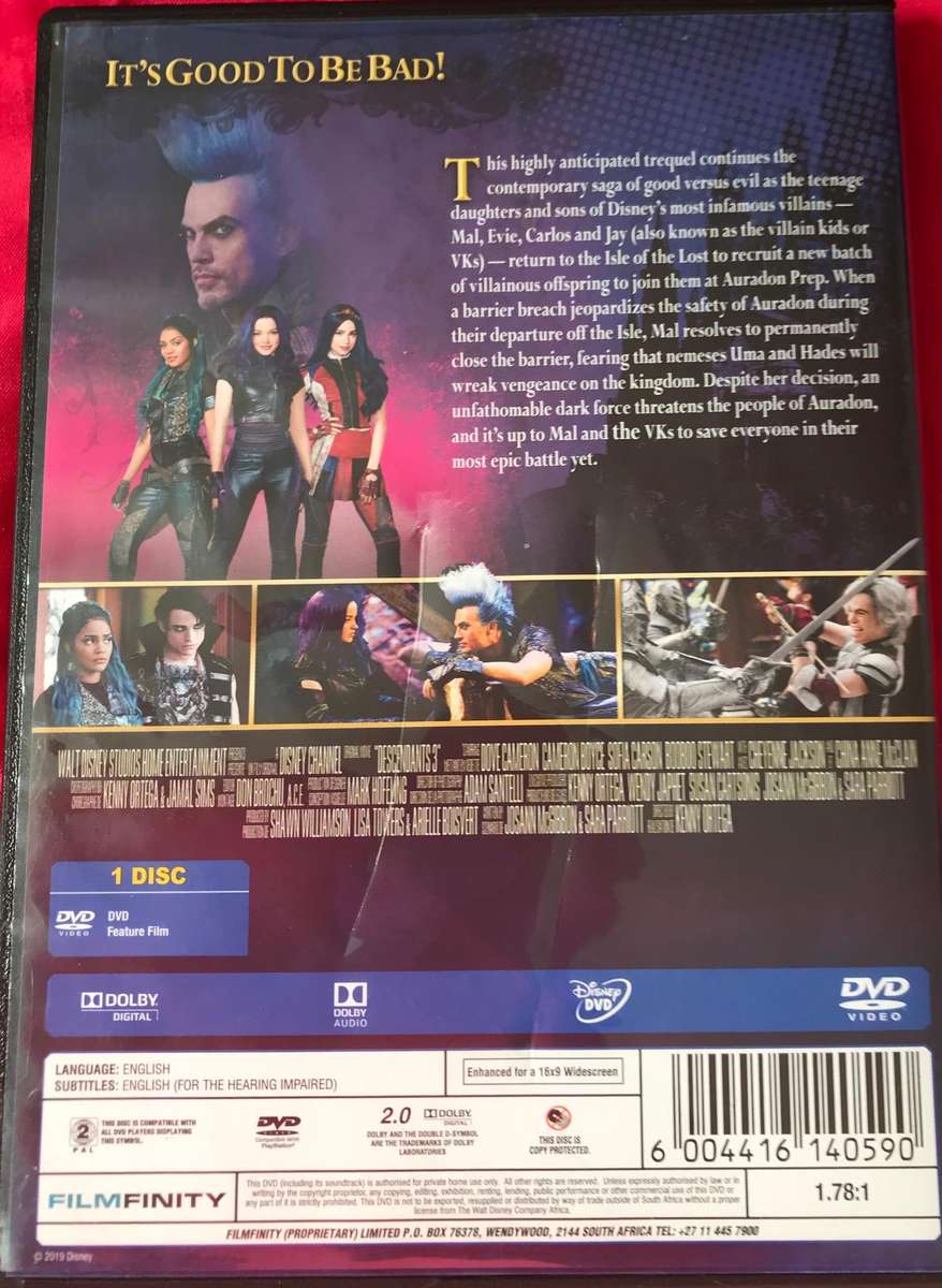 Disneys DVD Combo Descendants 2 & 3