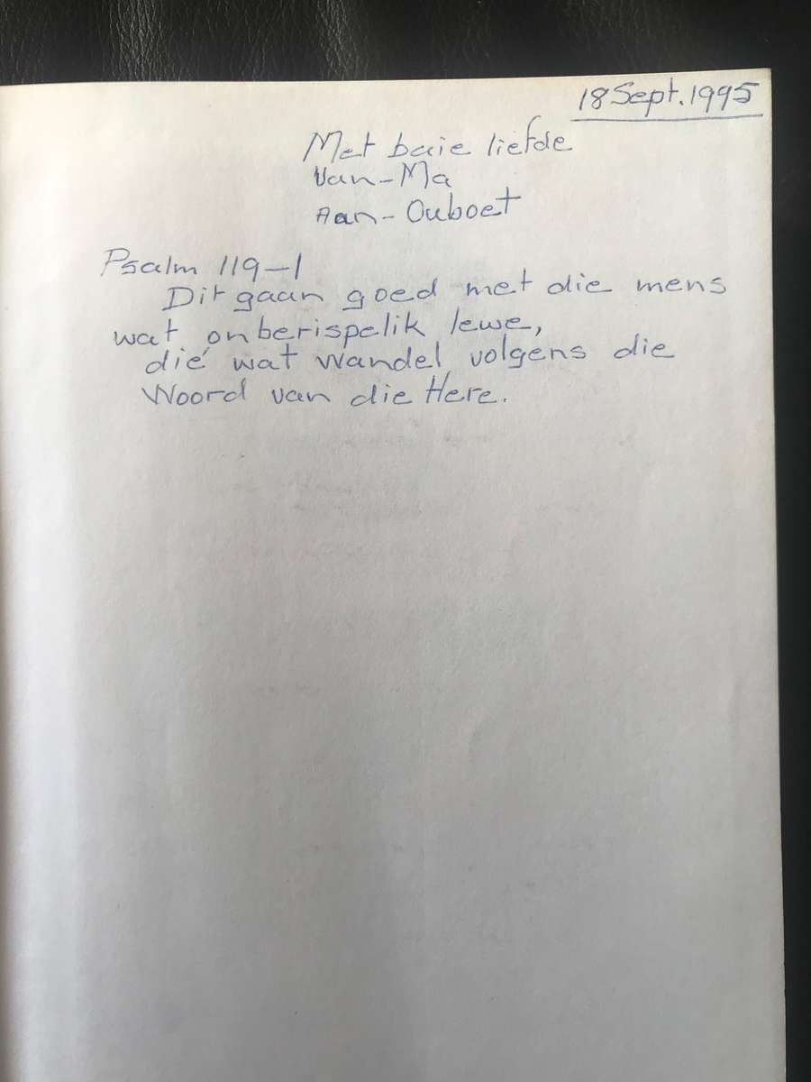 Die Bybel in Praktyk