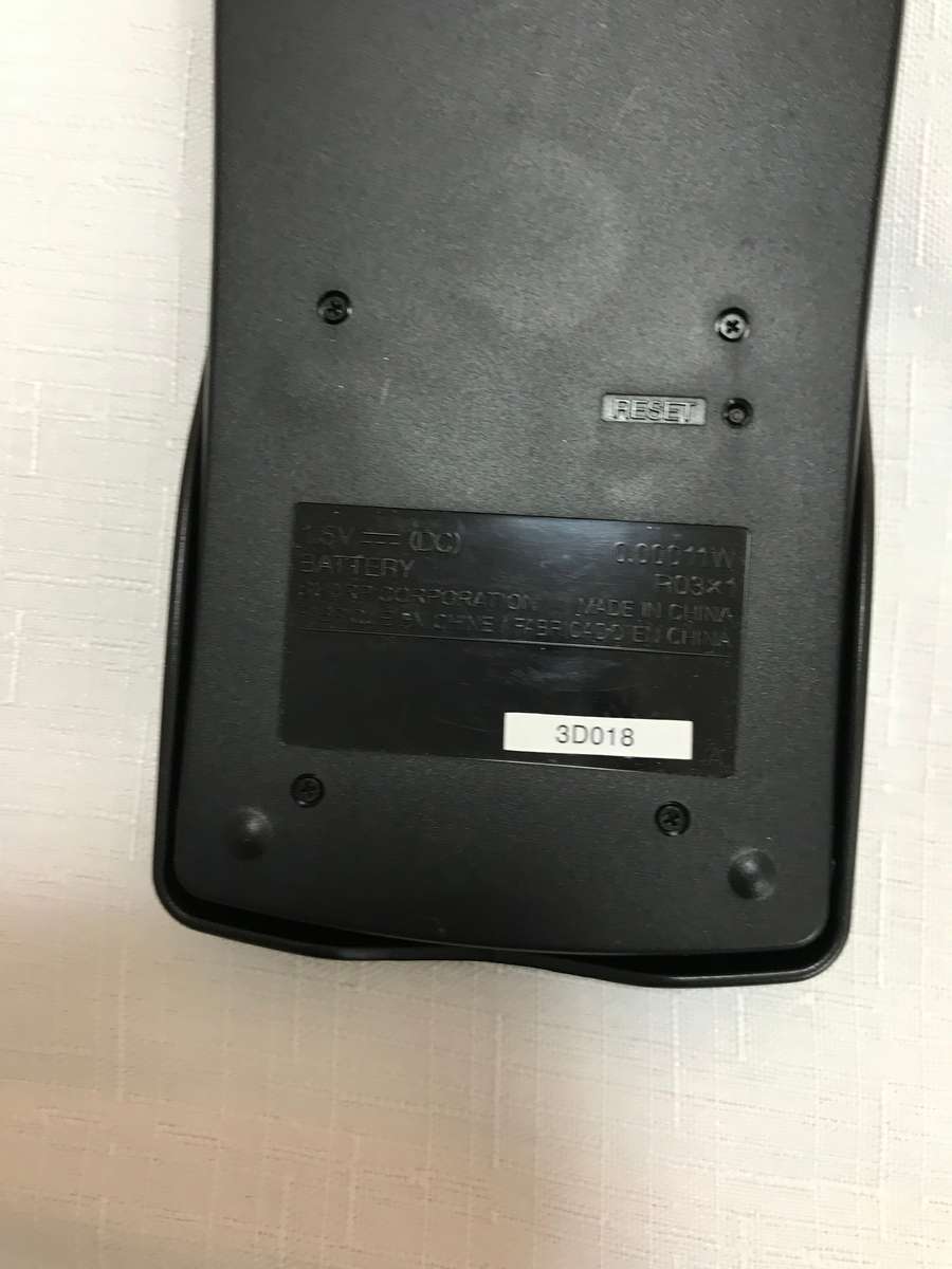 Sharp EL-W535HT calculator with cover