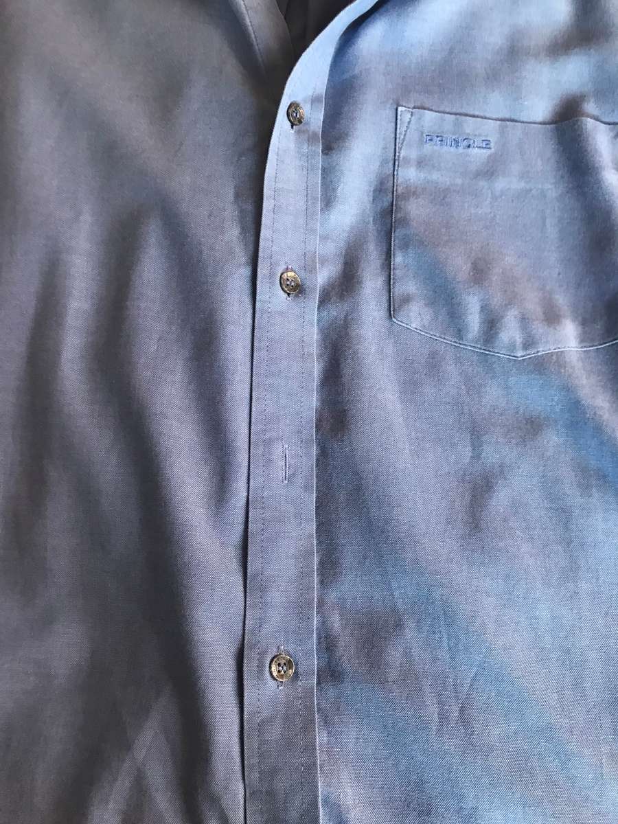 Pringle of Scotland Shirt Blue long sleeve Medium
